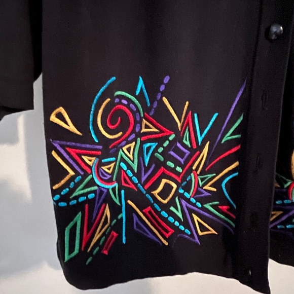 Very Vintage I.B.Diffusion Long Cardigan 2X - Picture 3 of 3